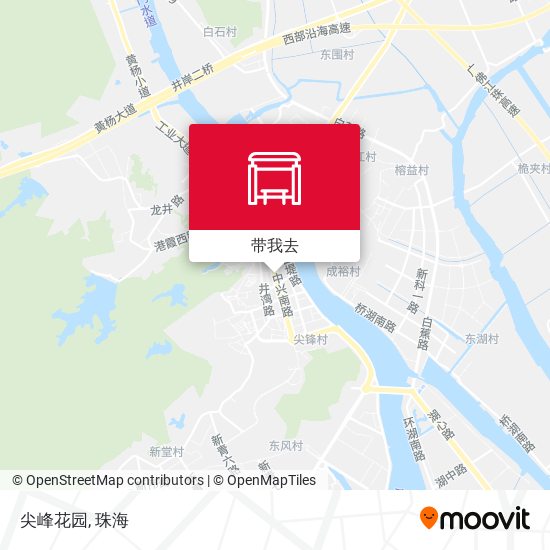 尖峰花园地图