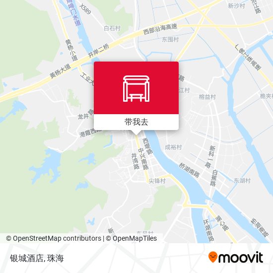 银城酒店地图