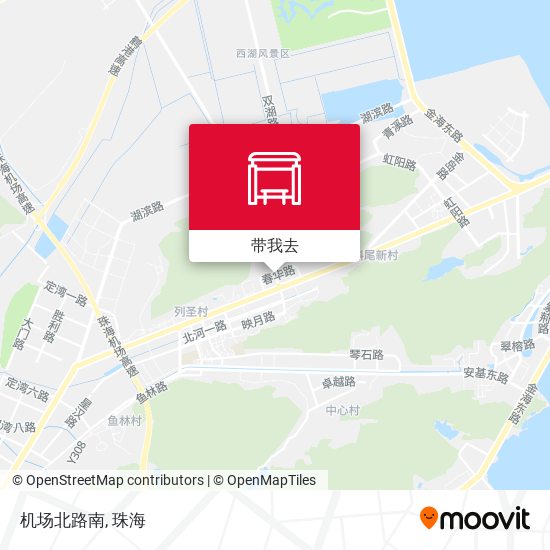 机场北路南地图