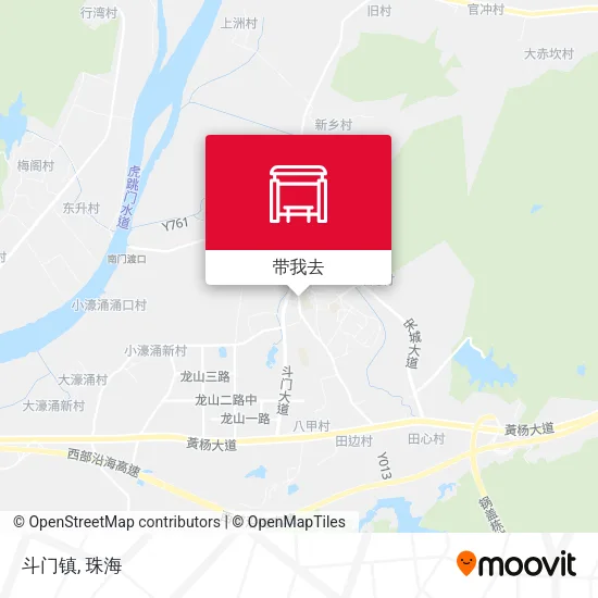 斗门镇地图