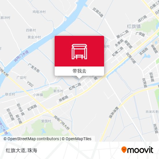 红旗大道地图