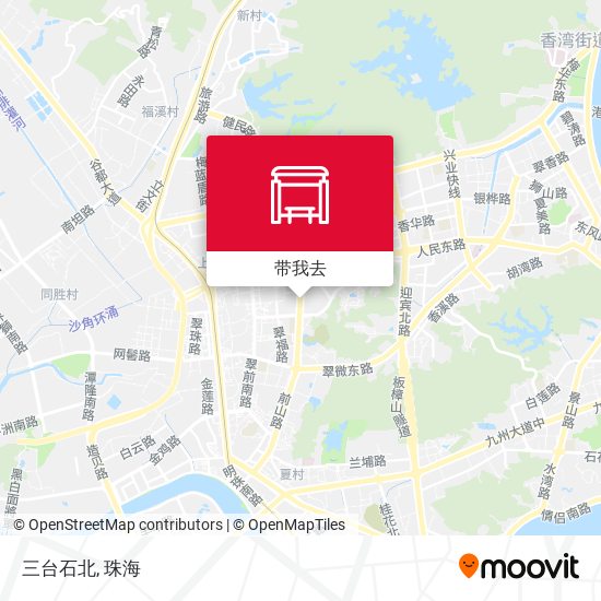 三台石北地图