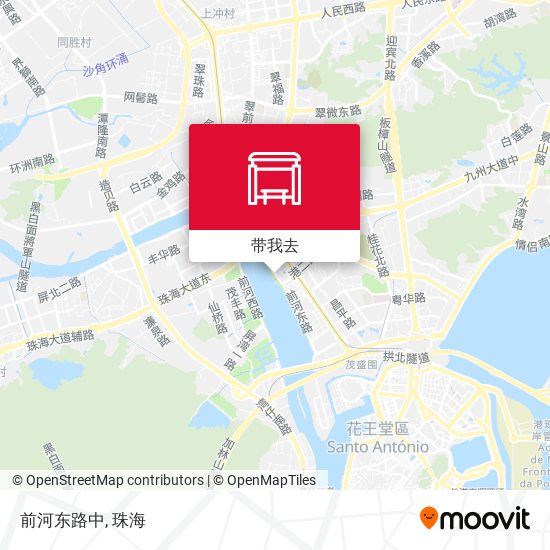 前河东路中地图