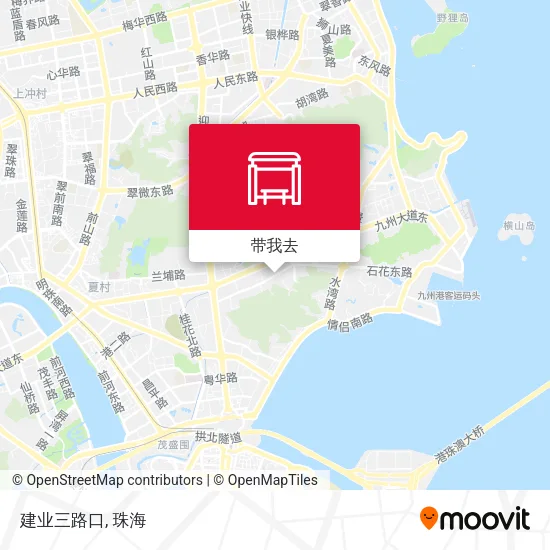 建业三路口地图