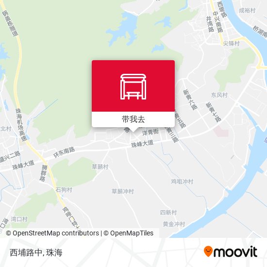 西埔路中地图
