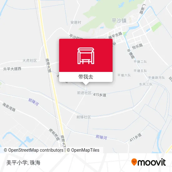 美平小学地图
