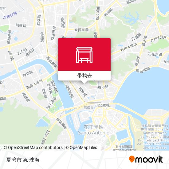 夏湾市场地图