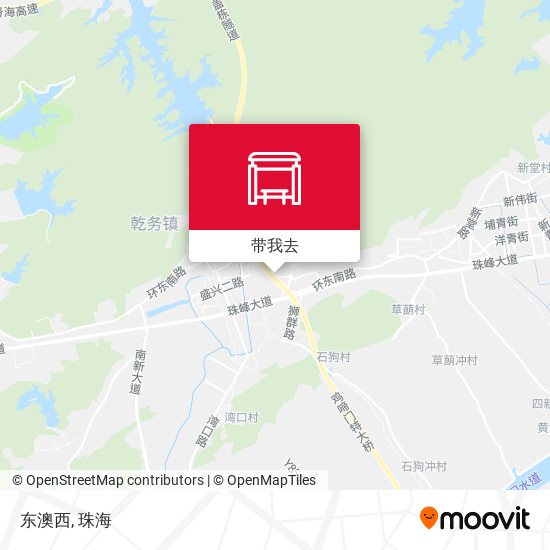 东澳西地图
