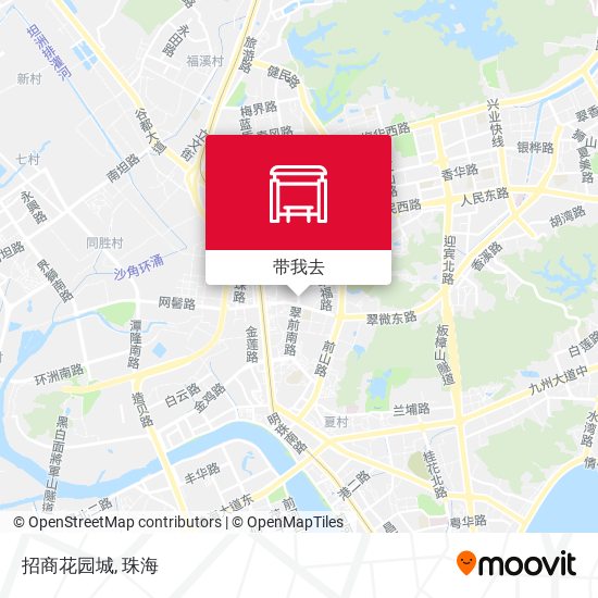 招商花园城地图