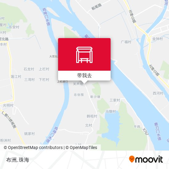 布洲地图