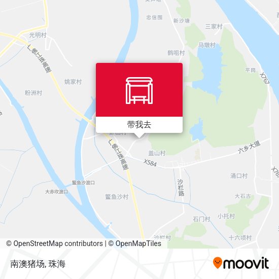 南澳猪场地图