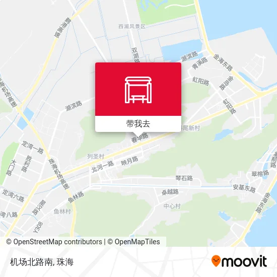 机场北路南地图