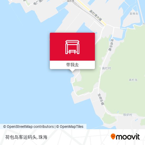 荷包岛客运码头地图