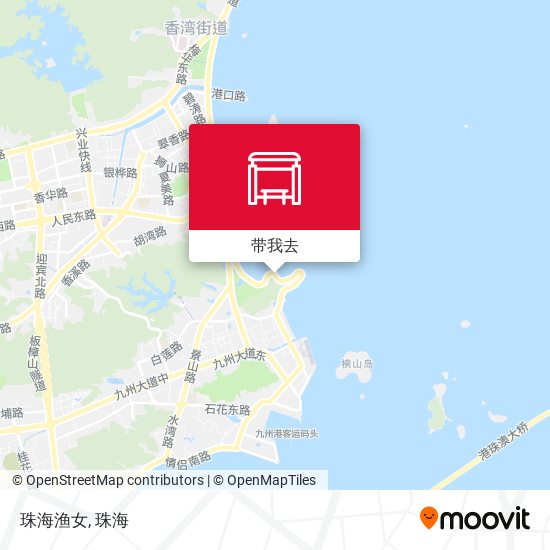 珠海渔女地图