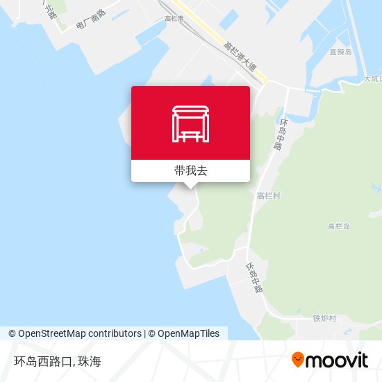 环岛西路口地图