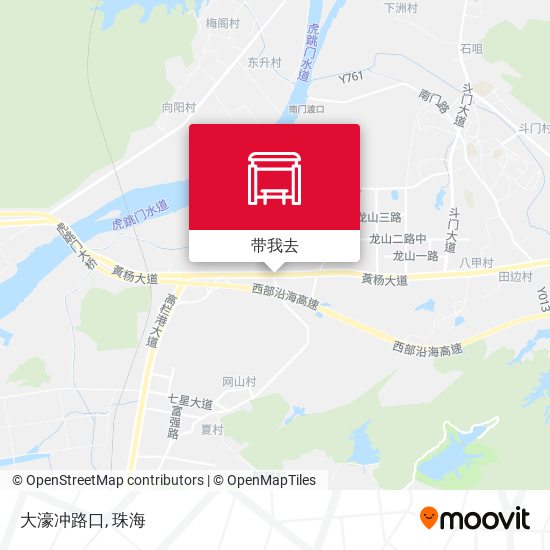 大濠冲路口地图