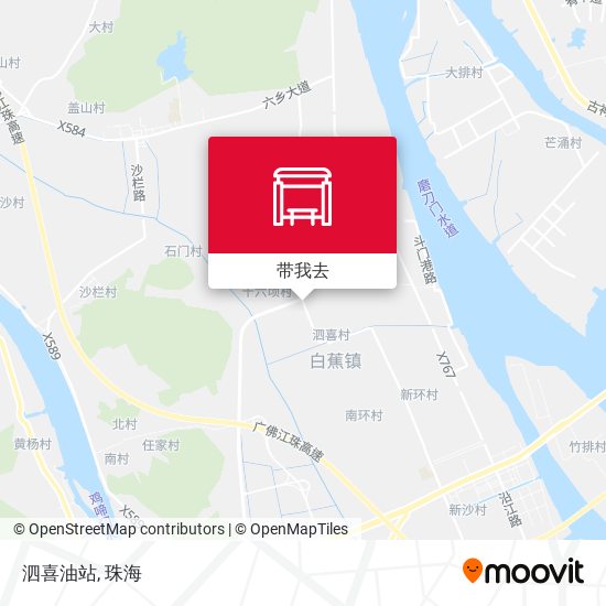 泗喜油站地图