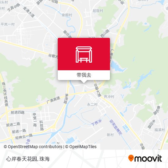 心岸春天花园地图