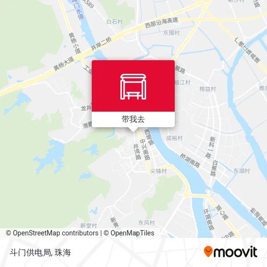 斗门供电局地图