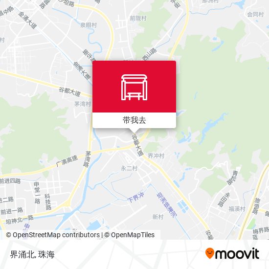 界涌北地图