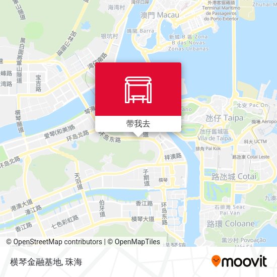 横琴金融基地地图