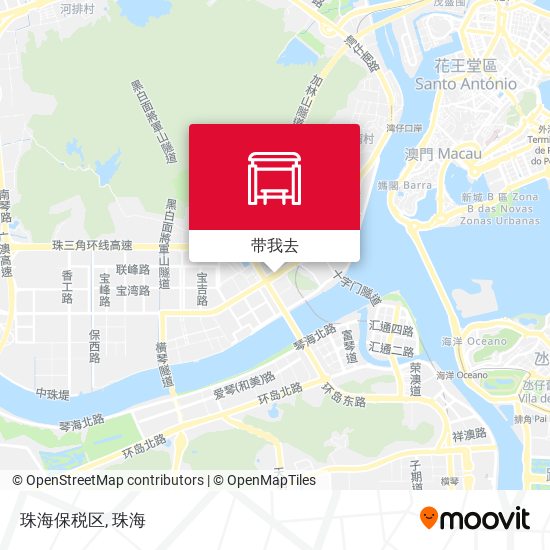 珠海保税区地图