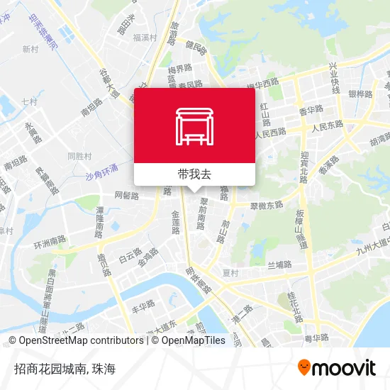 招商花园城南地图