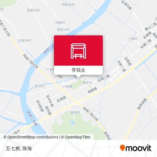 五七桥地图