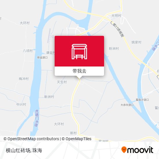 横山红砖场地图
