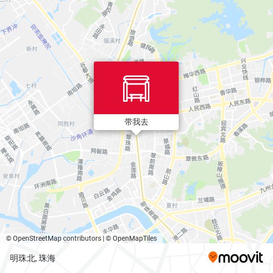 明珠北地图