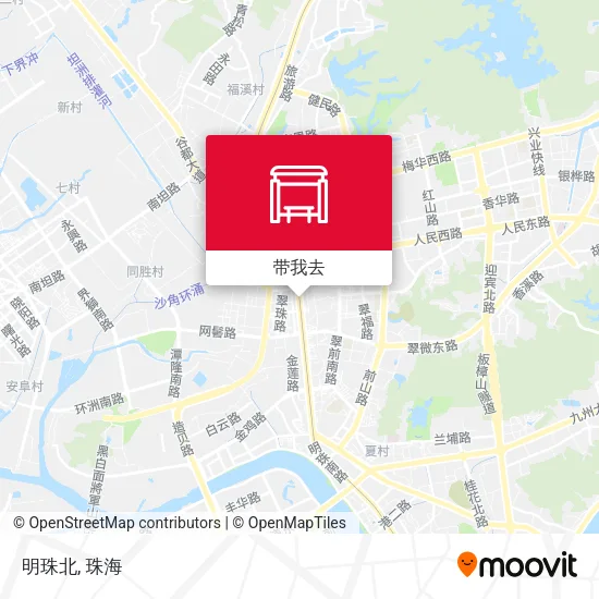 明珠北地图