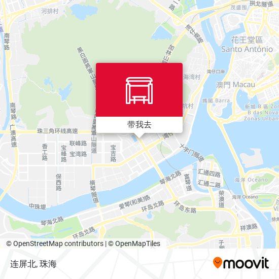 连屏北地图