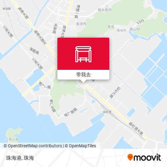 珠海港地图