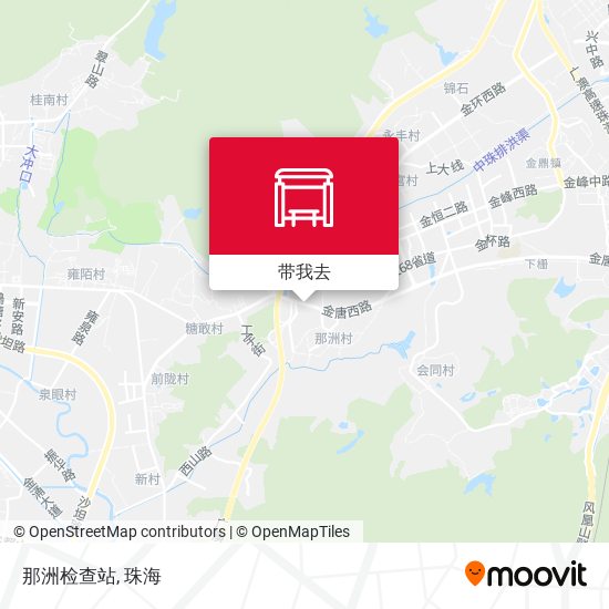 那洲检查站地图