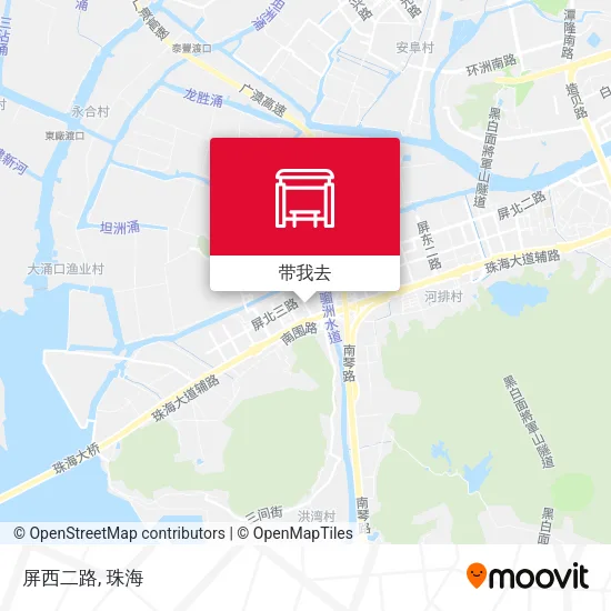 屏西二路地图
