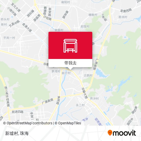 新墟村地图