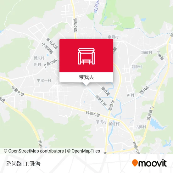鸦岗路口地图