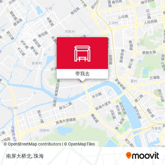 南屏大桥北地图