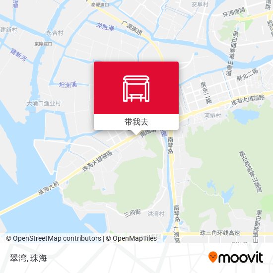 翠湾地图
