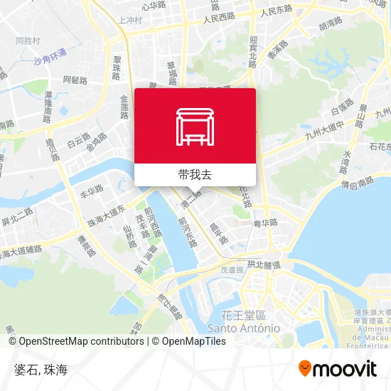 婆石地图
