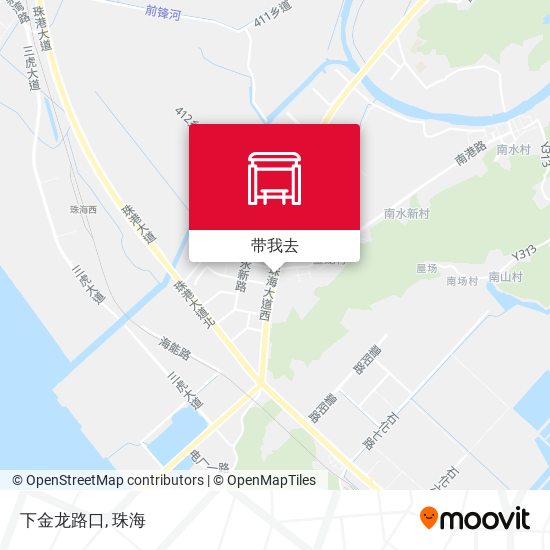 下金龙路口地图