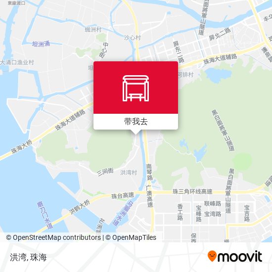 洪湾地图
