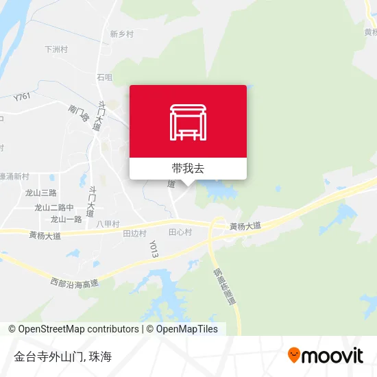 金台寺外山门地图
