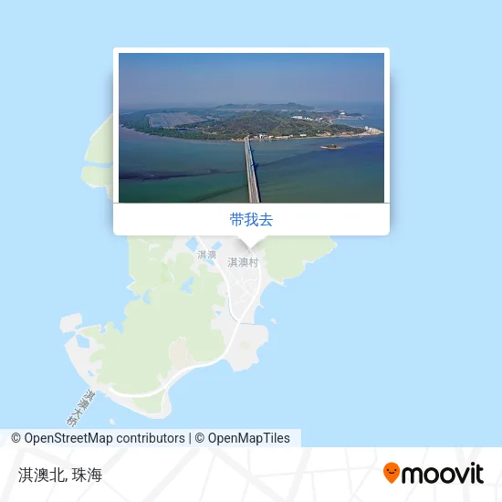 淇澳北地图