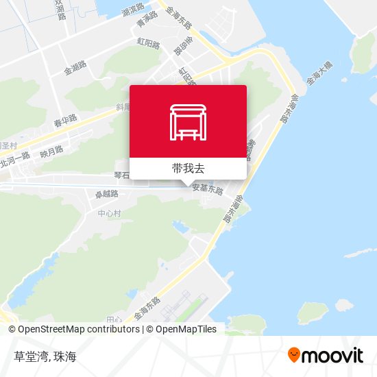 草堂湾地图