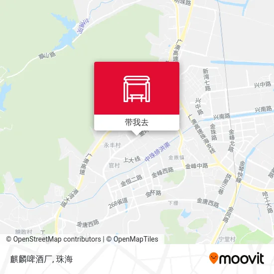 麒麟啤酒厂地图