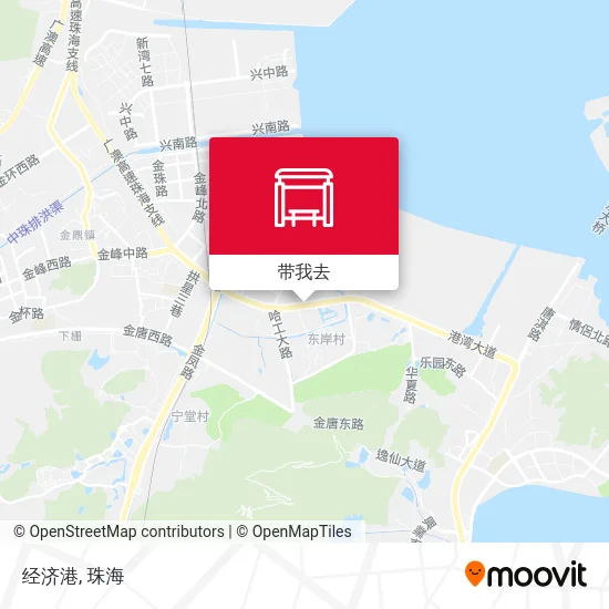 经济港地图