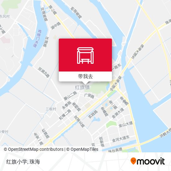 红旗小学地图
