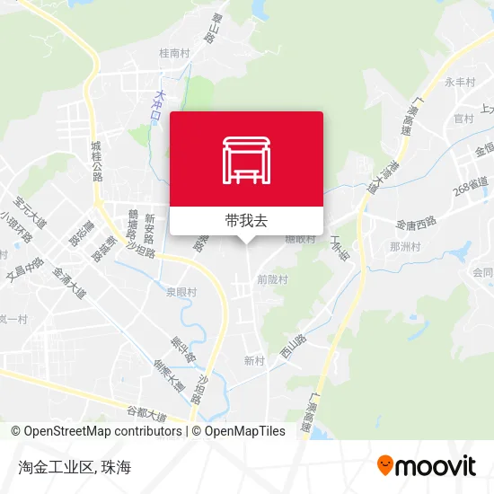 淘金工业区地图