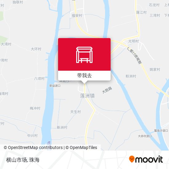 横山市场地图